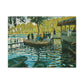Monet, Claude - La Grenouillere (1869) - Canvas Block, unframed