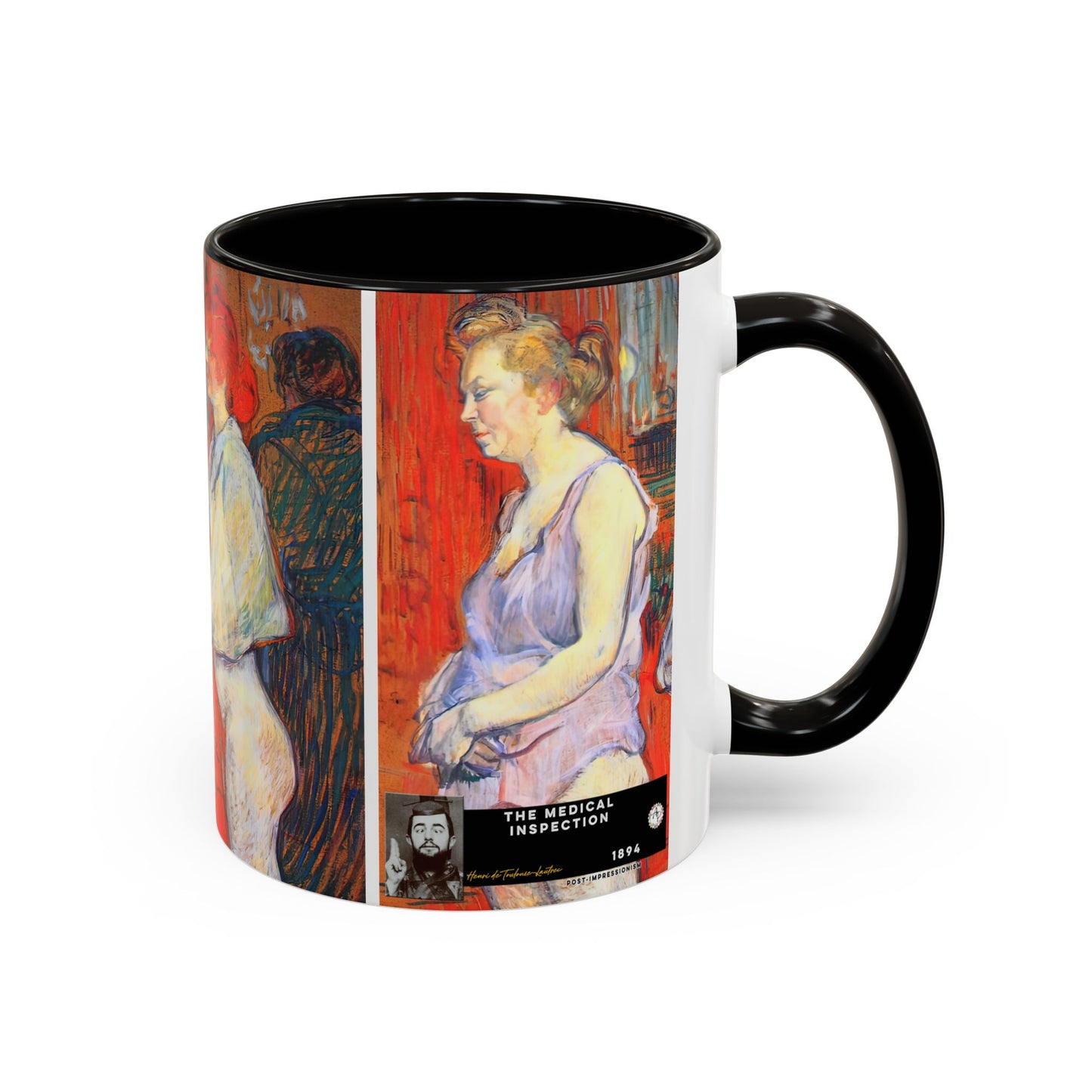 Toulouse-Lautrec, Henri - The Medical Inspection (1894) - Colorful Accent Mugs