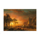 Bierstadt, Albert - Emigrants Crossing the Plains (1867) - Satin Posters