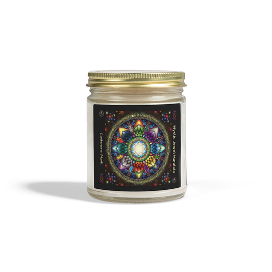 Mystic Jewel Mandala Scented Candle - Cashmere Musk (4oz, 9oz)