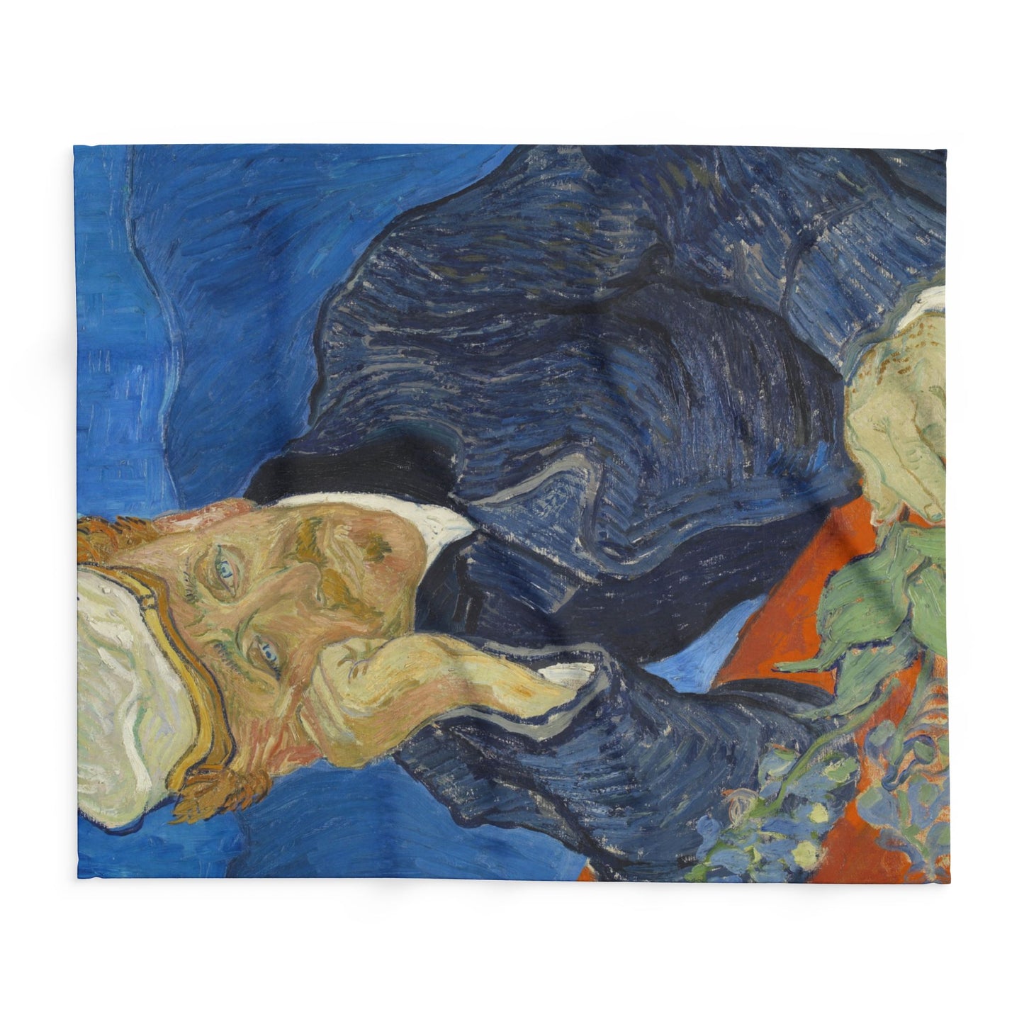 Van Gogh, Vincent - Portrait of Dr. Paul Gachet (1890) - Arctic Fleece Blanket