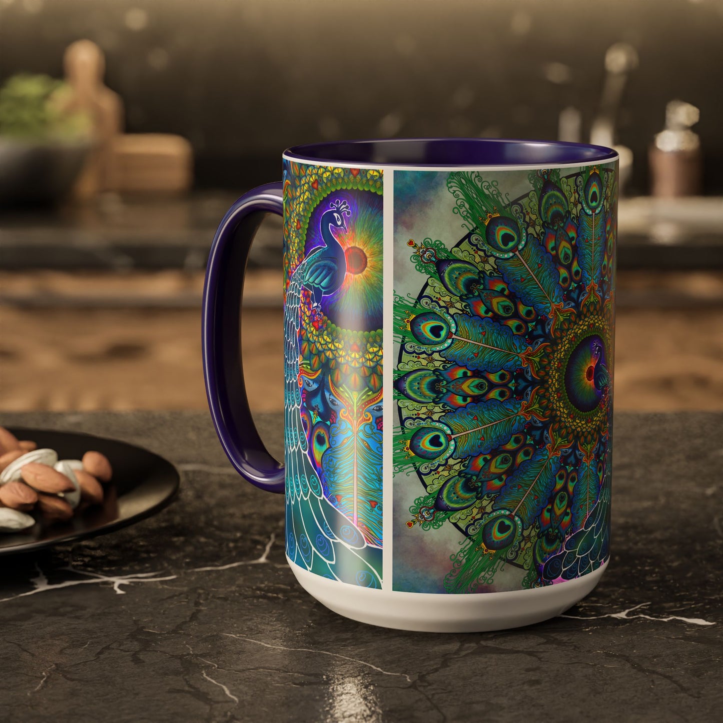 Pacio, Adam - Melek Taus Mandala - Colorful Accent Mugs
