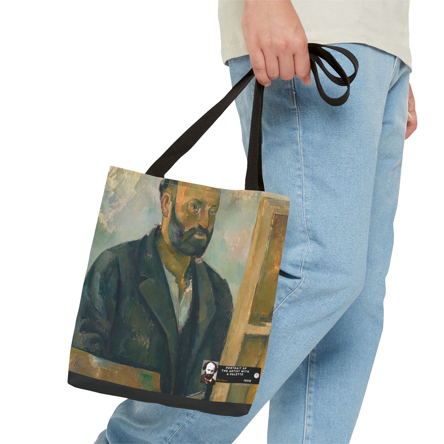Cézanne, Paul - Portrait of the Artist with a Palette (1890) - Tote Bag