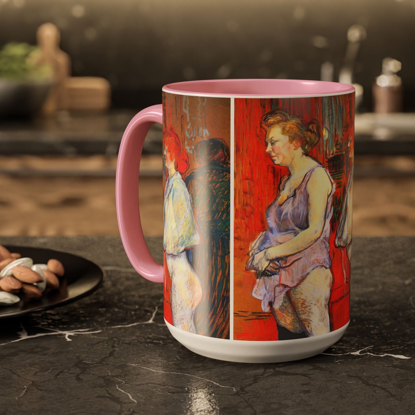 Toulouse-Lautrec, Henri - The Medical Inspection (1894) - Colorful Accent Mugs