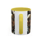 Courbet, Gustave - The Desperate Man (1843) - Colorful Accent Mugs