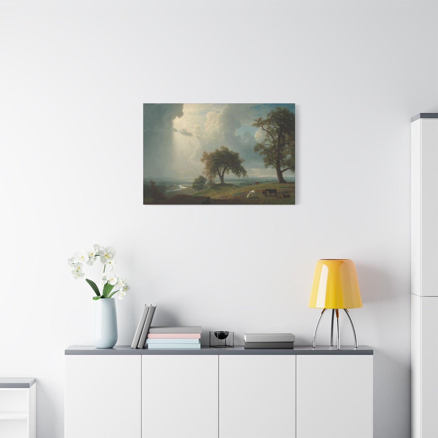 Bierstadt, Albert - California Spring (1875) - Canvas Block, unframed