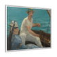 Manet, Édouard - Boating (1874) - Matte Canvas, Framed