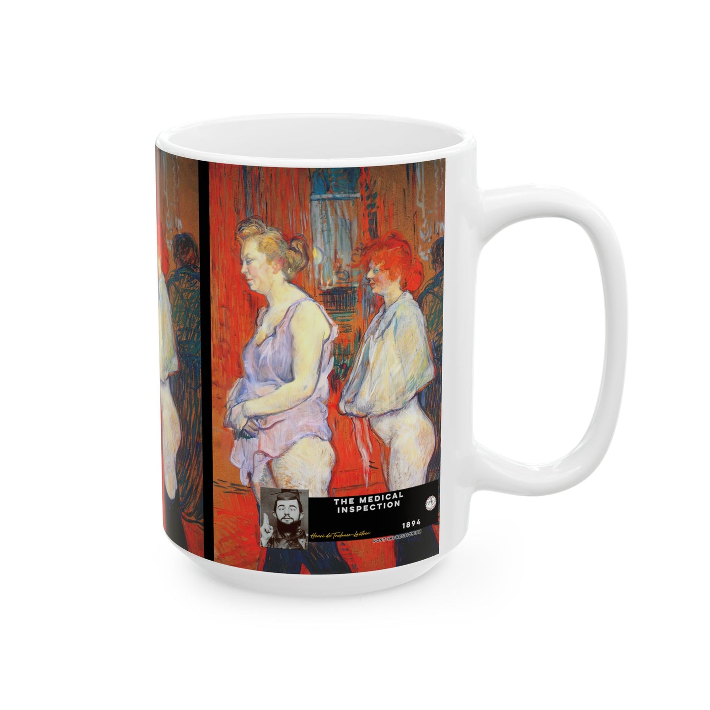 Toulouse-Lautrec, Henri - The Medical Inspection (1894) - Ceramic Mug