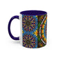 Pacio, Adam - Emerald Arrows Mandala - Colorful Accent Mugs