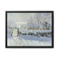 Monet, Claude - The Magpie (1868) - Matte Canvas, Framed