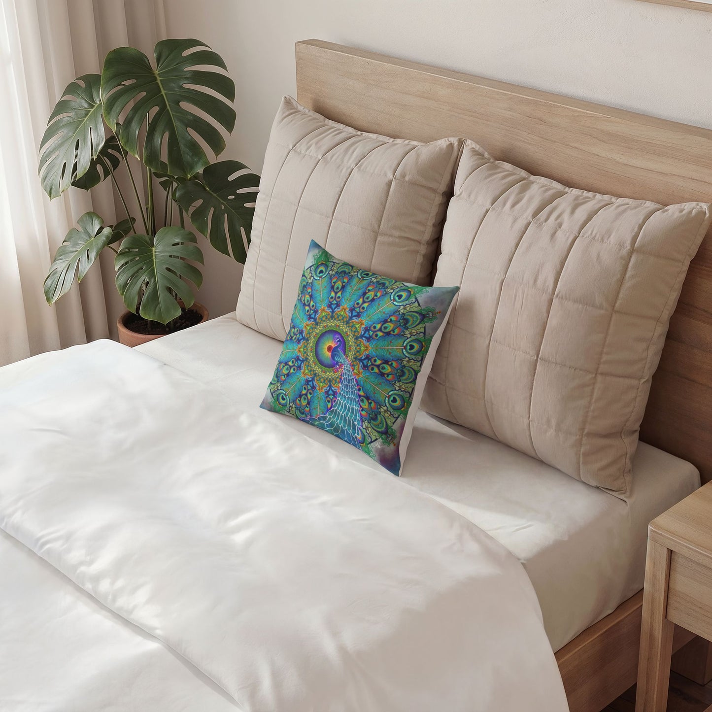 Pacio, Adam - Melek Taus Mandala - Poly Velvet Pillow