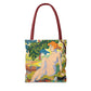 Toulouse-Lautrec, Henri - At the Moulin Rouge (1892) - Tote Bag