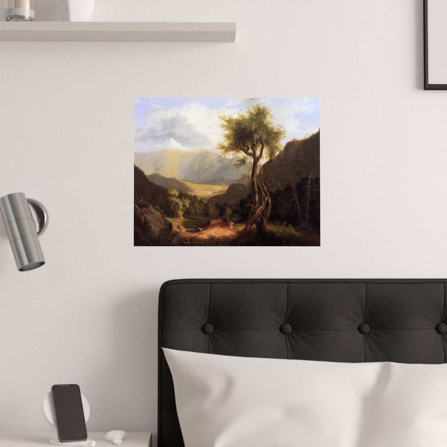 Cole. Thomas - View in the White Mountains (1827)- Satin Posters
