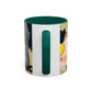Toulouse-Lautrec, Henri - Moulin Rouge - La Goulue (1891) - Colorful Accent Mugs