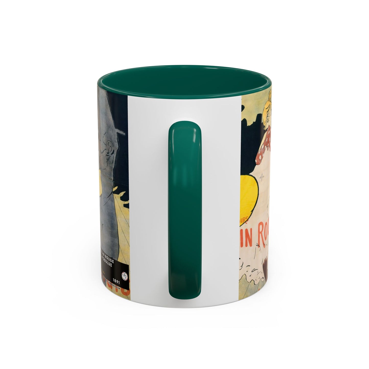 Toulouse-Lautrec, Henri - Moulin Rouge - La Goulue (1891) - Colorful Accent Mugs