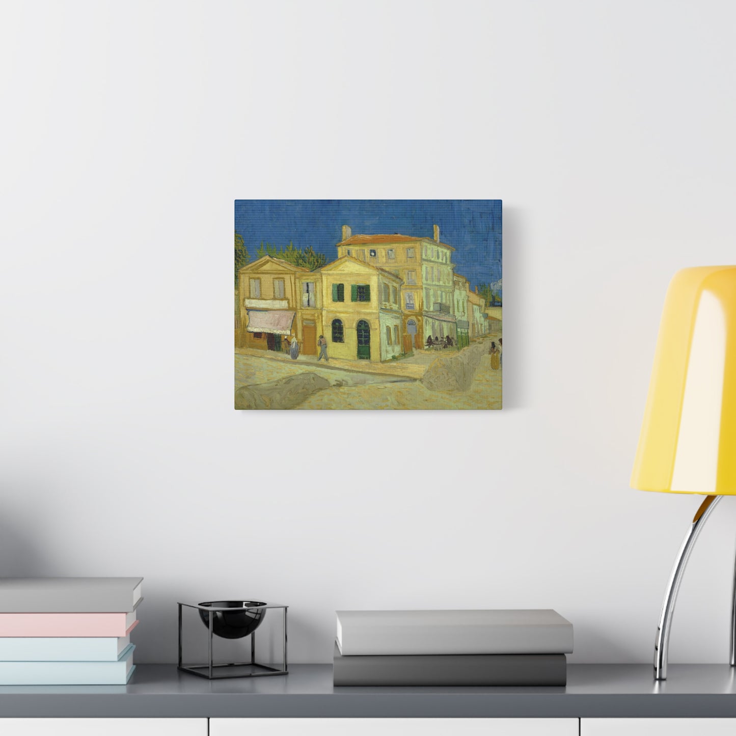 Van Gogh, Vincent - The Yellow House (1888)- Canvas Block, unframed