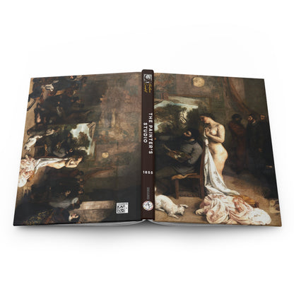 Courbet, Gustave - The Painter’s Studio (1855) - Hardcover Journal Matte