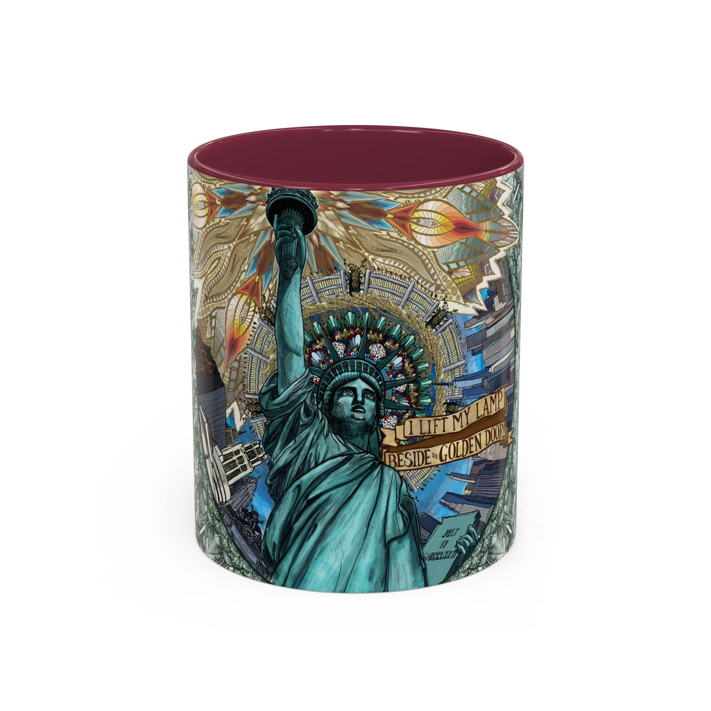 Pacio, Adam - Liberty Mandala - Colorful Accent Mugs