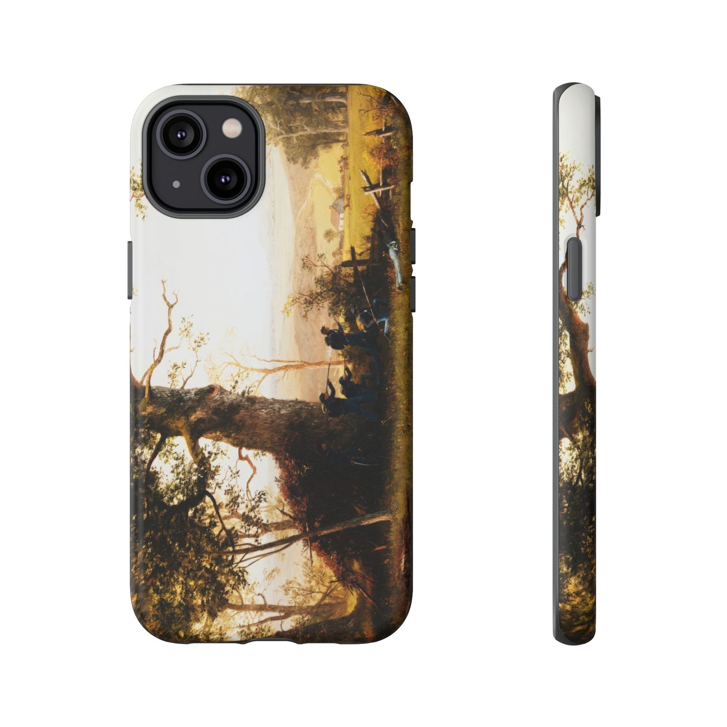 Bierstadt, Albert -  Guerrilla Warfare (1861) - Tough Phone Cases