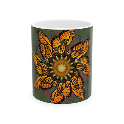 Pacio, Adam - Monarch Butterfly Mandala - Ceramic Mug
