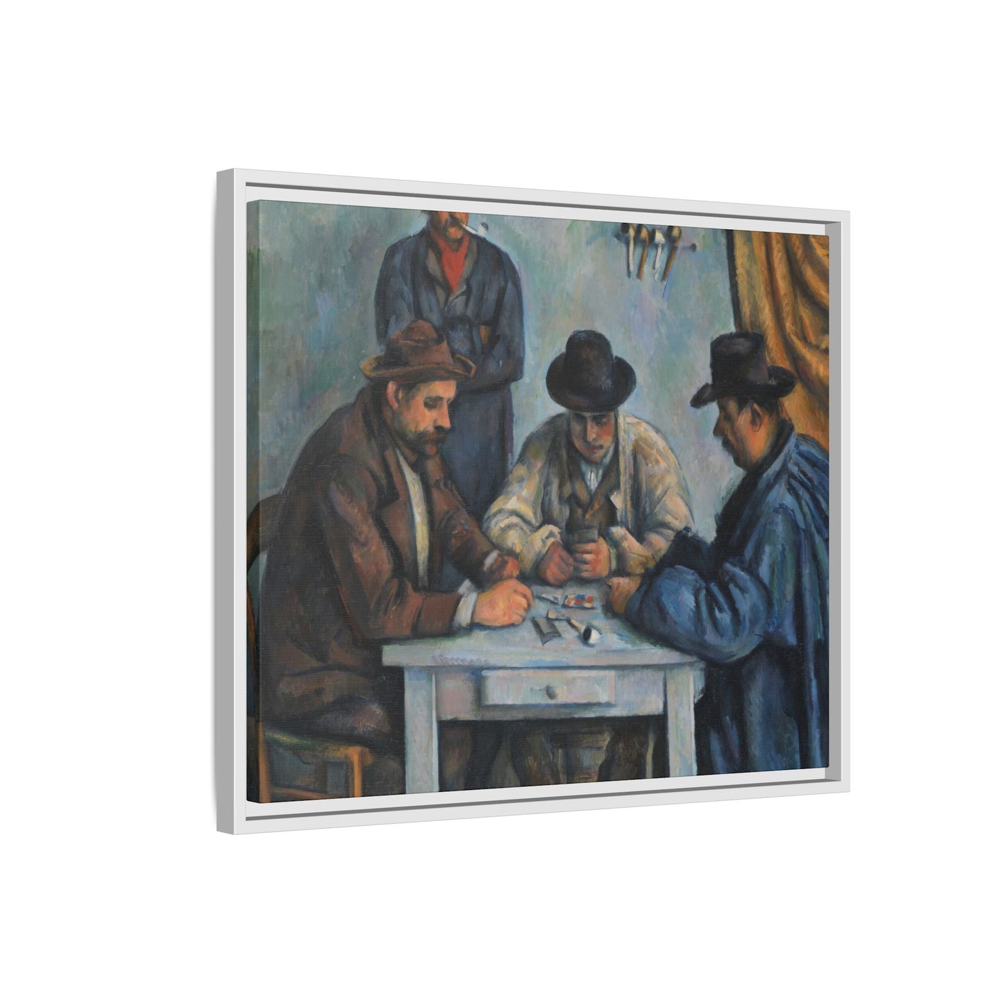 Cézanne, Paul - The Card Players (1892) - Matte Canvas, Framed