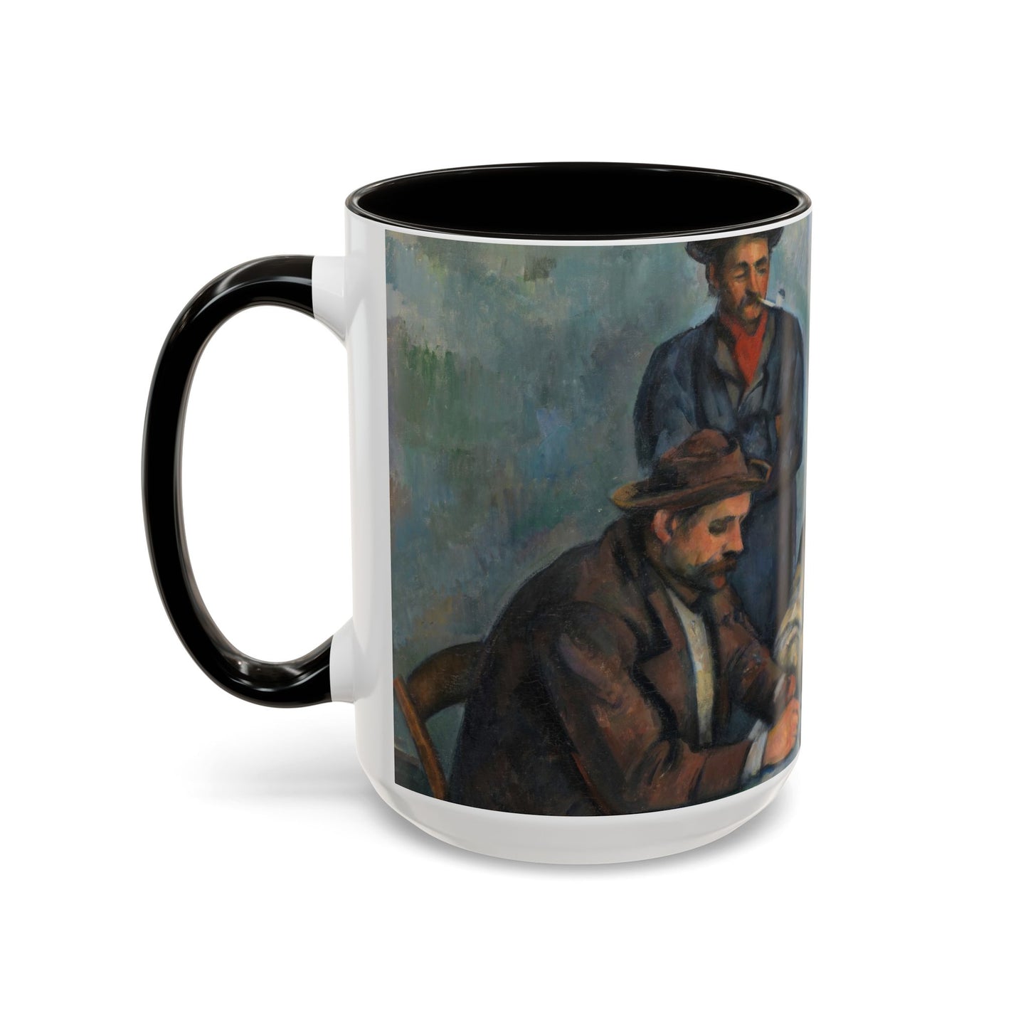 Cézanne, Paul - The Card Players (1892) - Colorful Accent Mugs