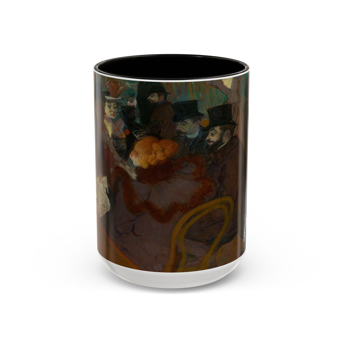 Toulouse-Lautrec, Henri - At the Moulin Rouge (1892) - Colorful Accent Mugs