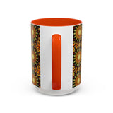 Monarch Butterfly Mandala - Colorful Accent Mugs
