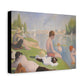 Seurat, Georges - Bathers at Asnières (1884) - Canvas Block, unframed
