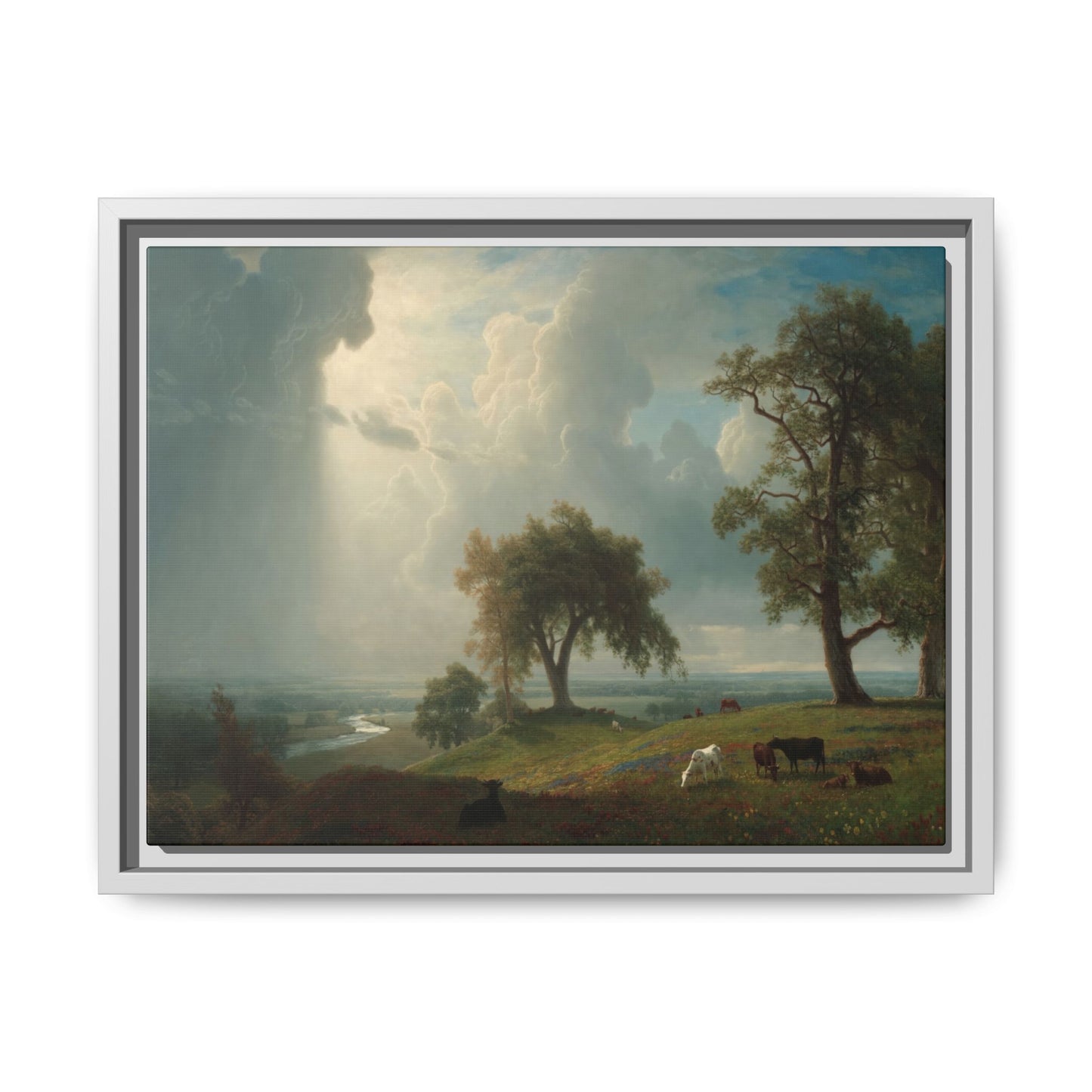 Bierstadt, Albert - California Spring (1875) - Matte Canvas, Framed