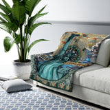 Liberty Mandala - Sherpa Fleece Blanket
