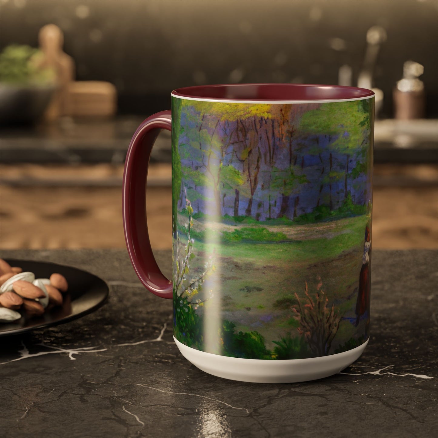 Ranson, Paul - Picking Flowers (1890) - Colorful Accent Mugs