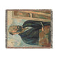 Cézanne, Paul - Portrait of the Artist with a Palette (1890) - Woven Blanket