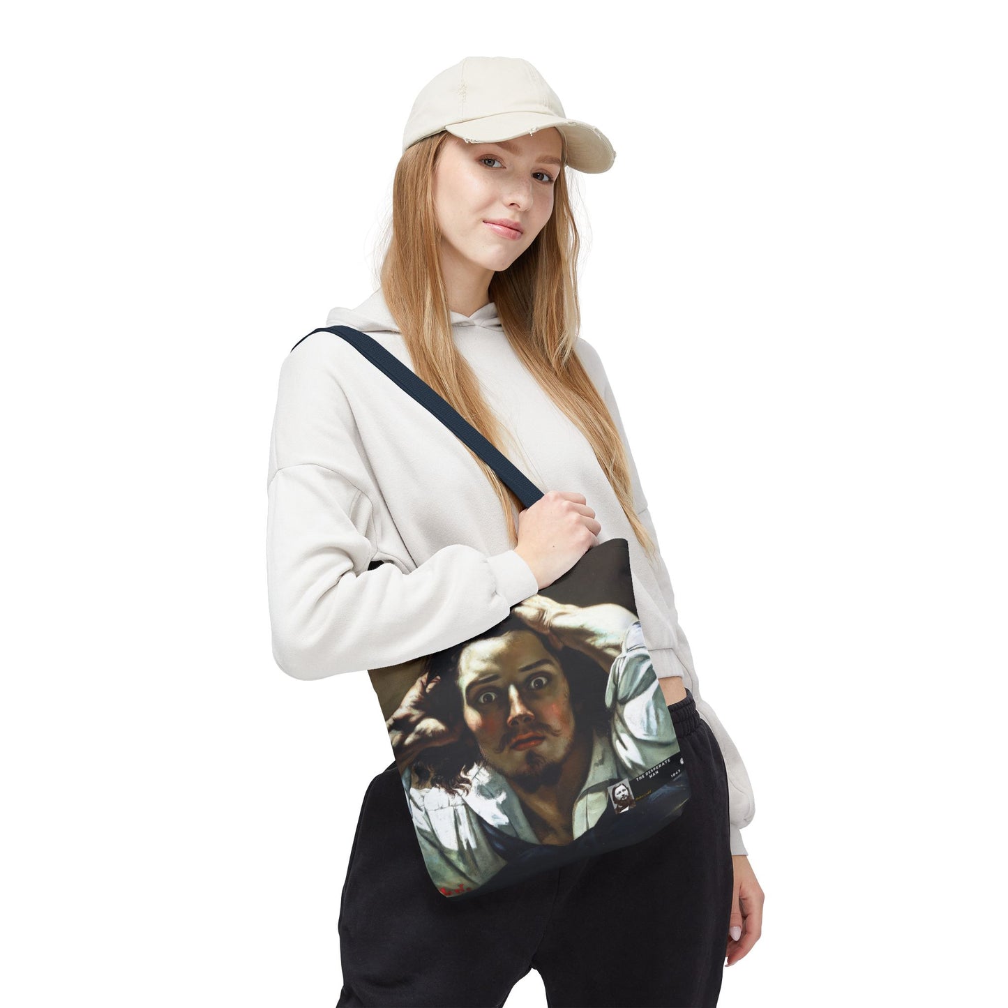 Courbet, Gustave - The Desperate Man (1843) - Tote Bag
