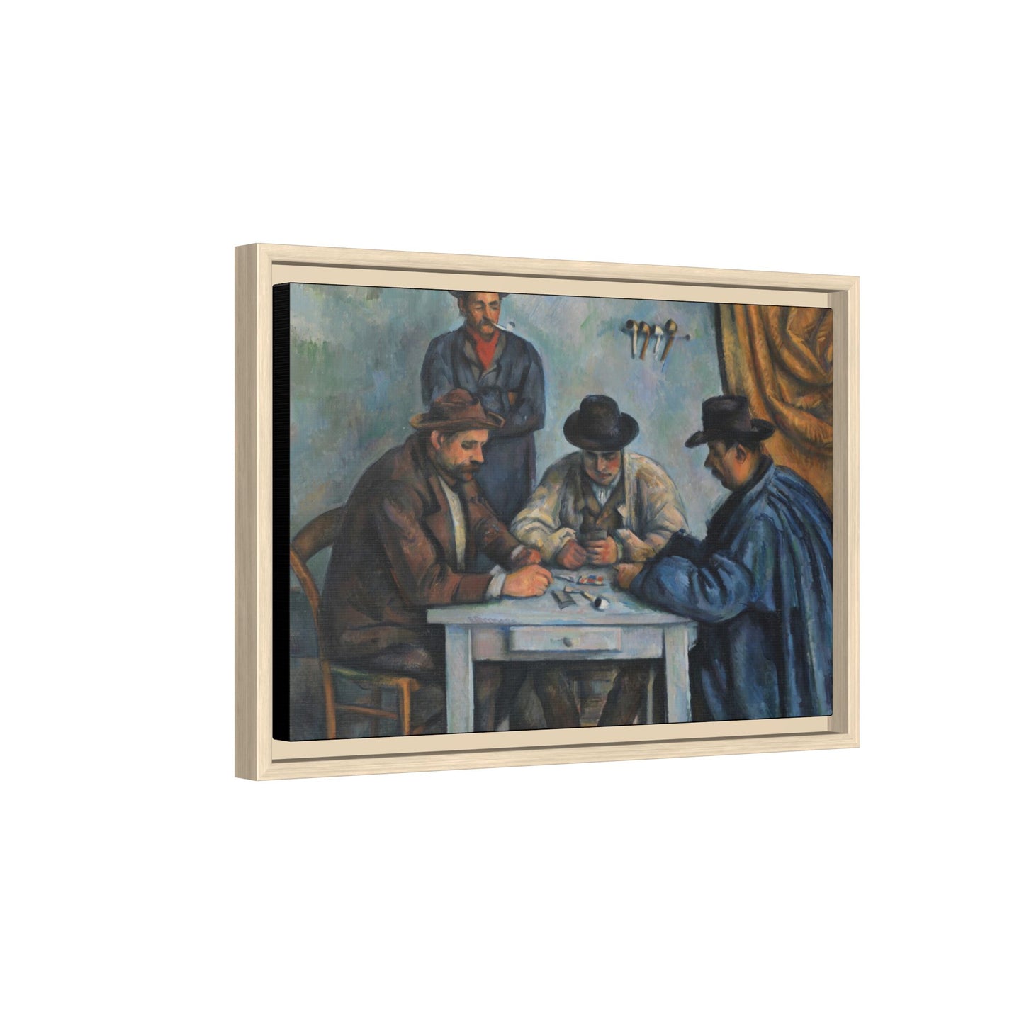 Cézanne, Paul - The Card Players (1892) - Matte Canvas, Framed