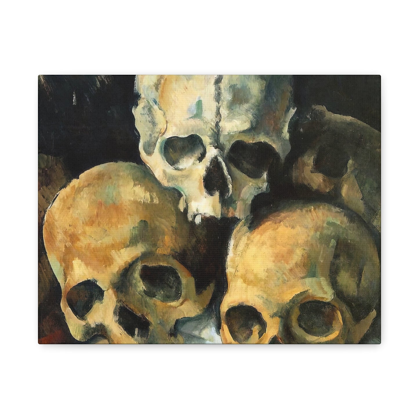 Cézanne, Paul - Pyramid of Skulls (1901) - Canvas Block, unframed