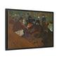 Toulouse-Lautrec, Henri - At the Moulin Rouge (1892) - Matte Canvas, Framed