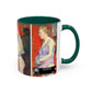 Toulouse-Lautrec, Henri - The Medical Inspection (1894) - Colorful Accent Mugs