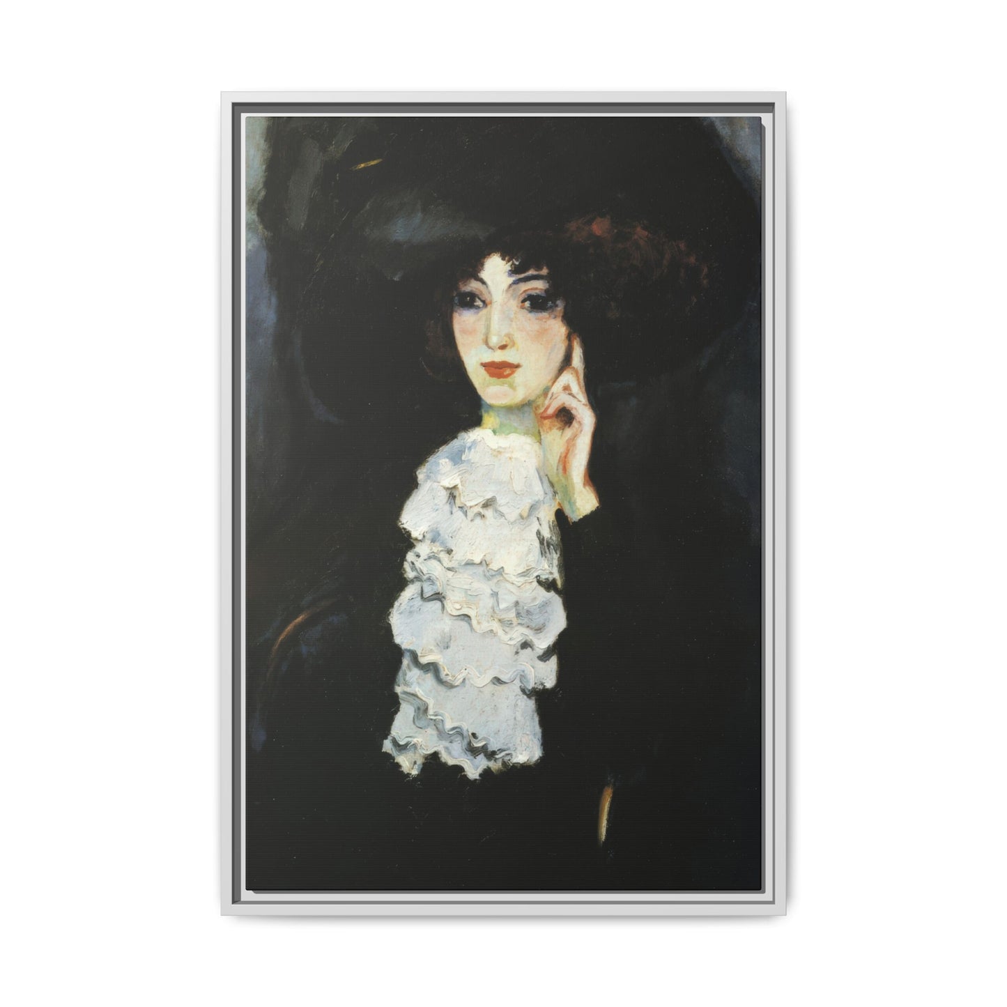 Van Dongen, Kees - Woman with Frill (1905) - Matte Canvas, Framed