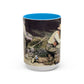 Courbet, Gustave - The Stone Breakers (1850) - Colorful Accent Mugs