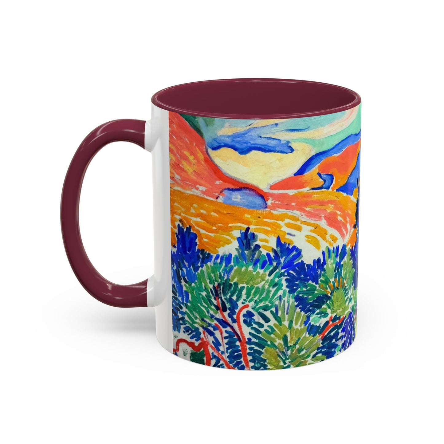 Derain, André - Mountains at Collioure (1905) - Colorful Accent Mugs