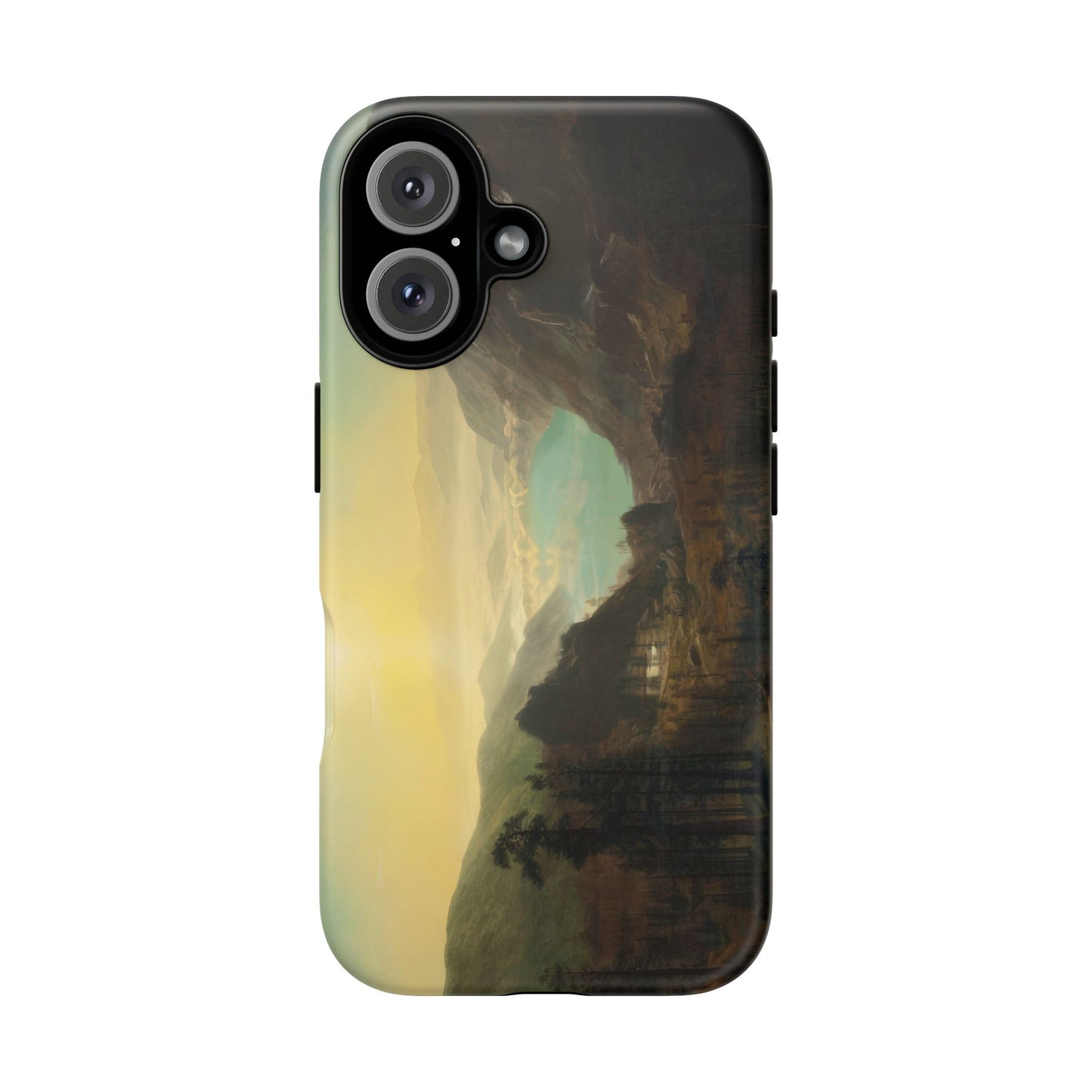 Bierstadt, Albert - Donner Lake from the Summit (1873) - Tough Phone Cases