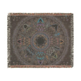 Mystic Jewel Mandala - Woven Blanket