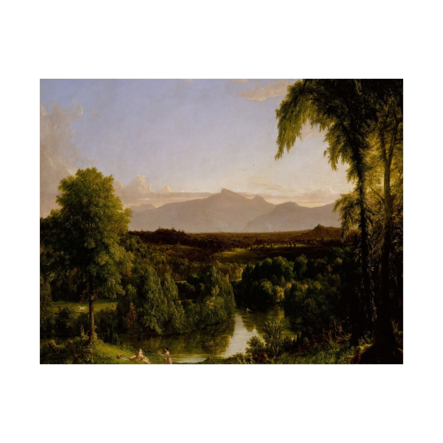Cole. Thomas - View on the Catskill, Early Autumn (1837) - Satin Posters