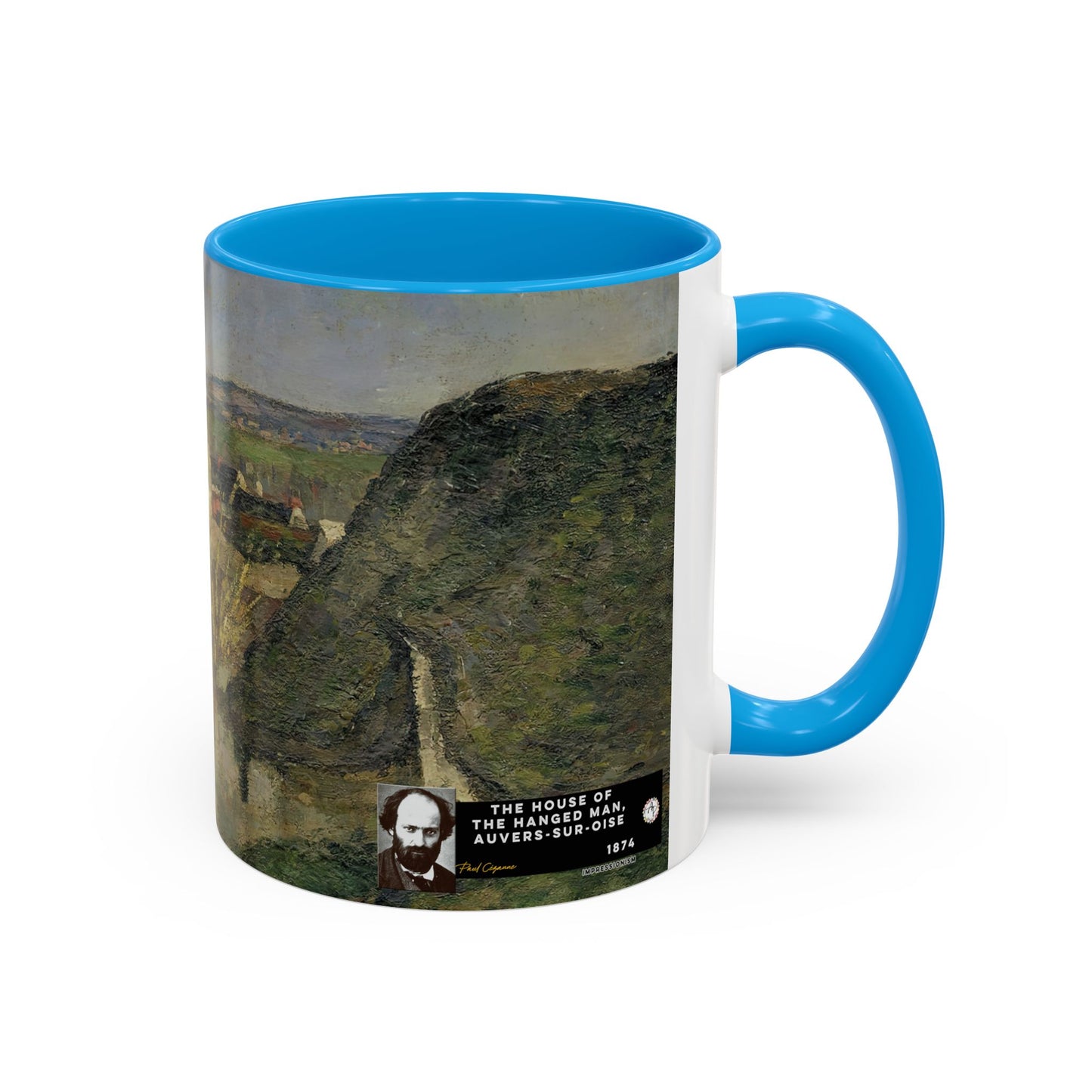Cézanne, Paul - The House of the Hanged Man, Auvers-sur-Oise (1874) - Colorful Accent Mugs
