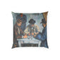 Cézanne, Paul - The Card Players (1892) - Poly Velvet Pillow