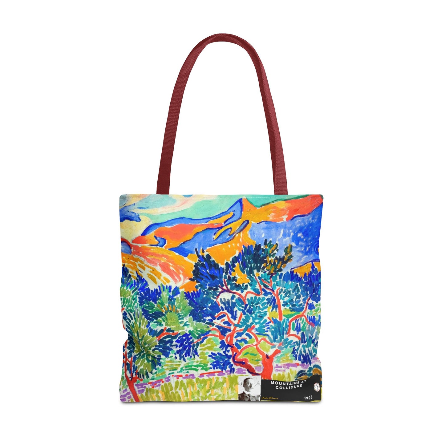 Derain, André - Mountains at Collioure (1905) - Tote Bag