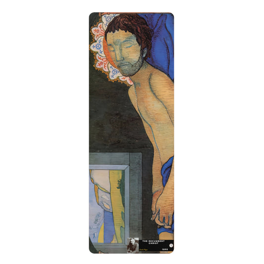 Filiger, Charles - The Recumbent Christ (1895) - Rubber Yoga Mat