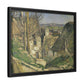 Cézanne, Paul - The House of the Hanged Man, Auvers-sur-Oise (1874) - Matte Canvas, Framed