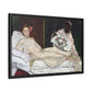 Manet, Édouard - Olympia (1870) - Matte Canvas, Framed
